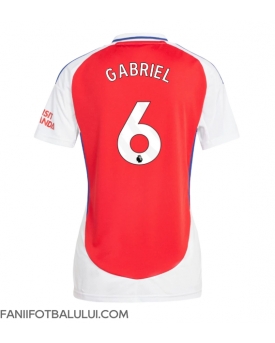 Arsenal Gabriel Magalhaes #6 Tricou Fotbal Replică 2024-25 Femei Acasa